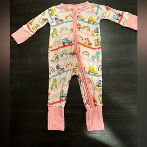 Little Sleepies Newborn Retro Roller skates Zippie